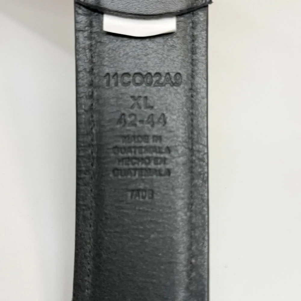 Columbia Men’s Goose Lake Black Leather Casual Everyday Belt Sz XL 42-44